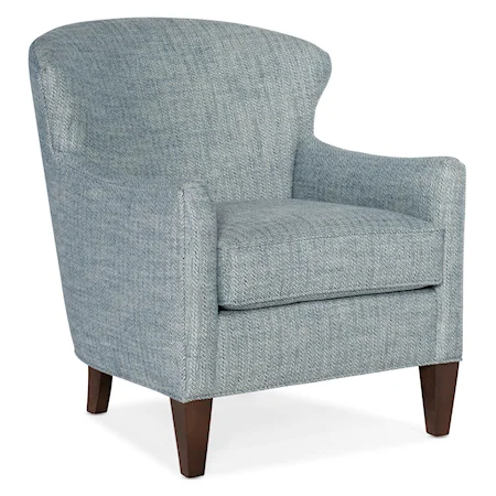 Contemporary Modified Wing Chair