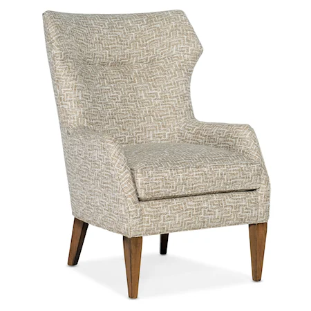 Transitional Wing Chair