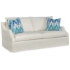 HF Custom Bea 75 Inch Skirted Studio Sofa