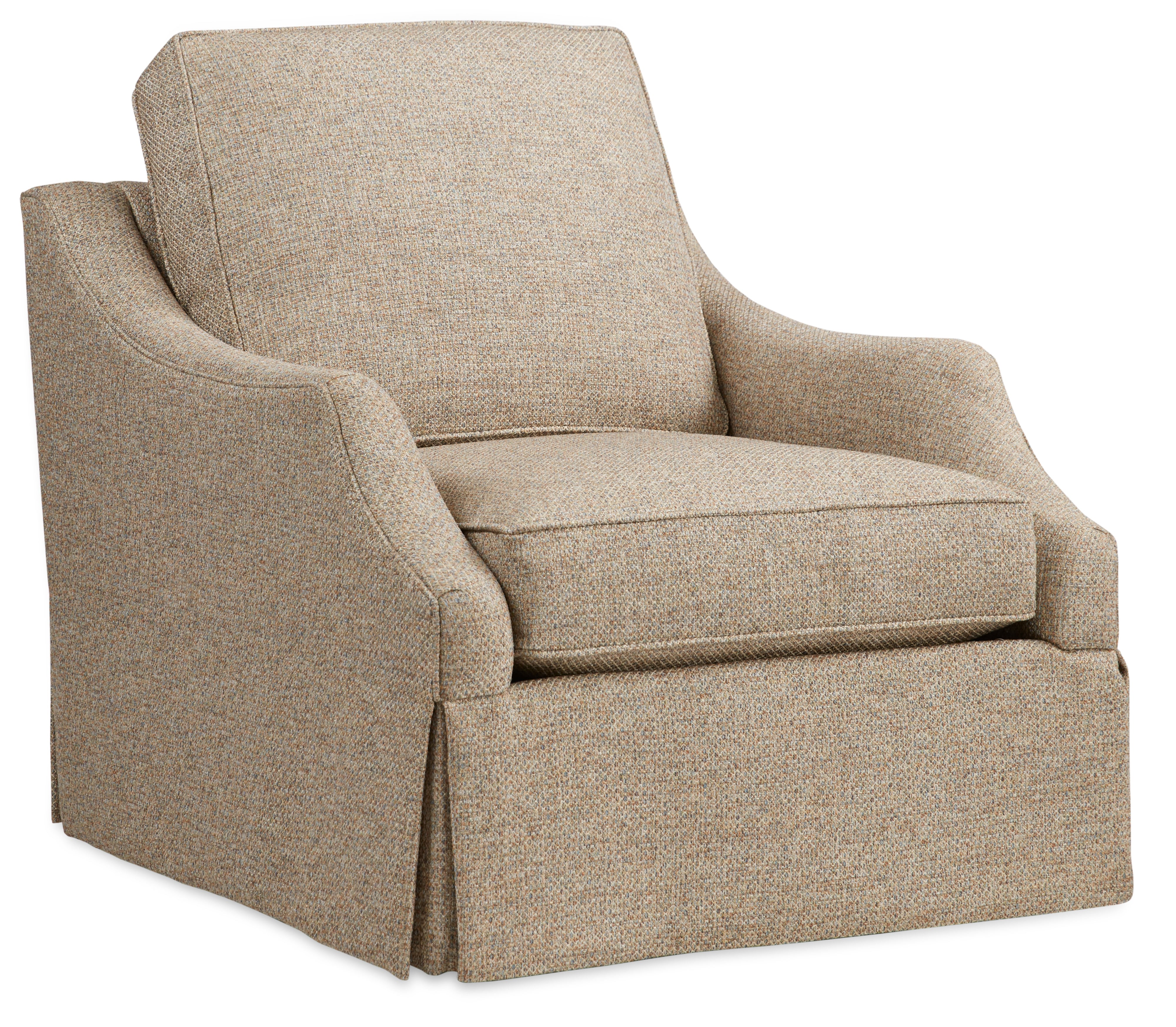 Skirted Swivel Chair