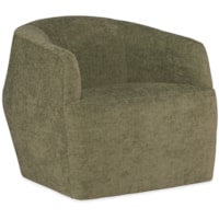 Contemporary Swivel Barrel Chair