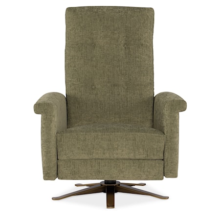 Tufted Back Swivel Recliner