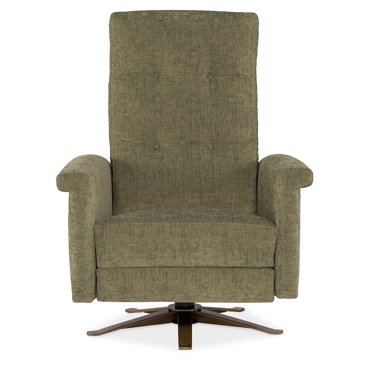 HF Custom Breck Tufted Back Swivel Recliner