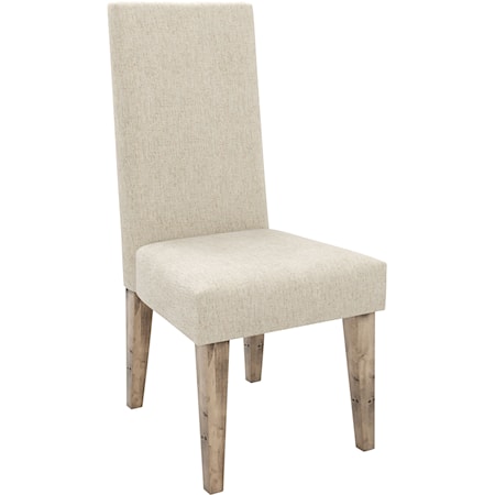 Transitional Upholstered Dining Side Chair