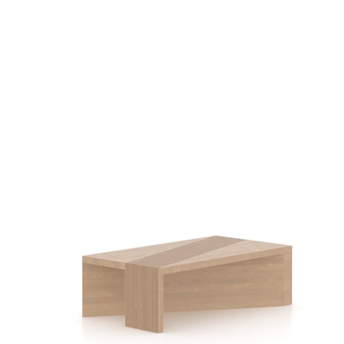 Contemporary Artsy Rectangular Coffee Table