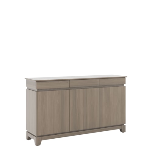 Transitional Buffet with 3-Doors