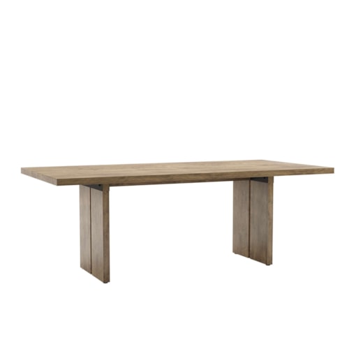 Contemporary Rectangular Wood Dining Table