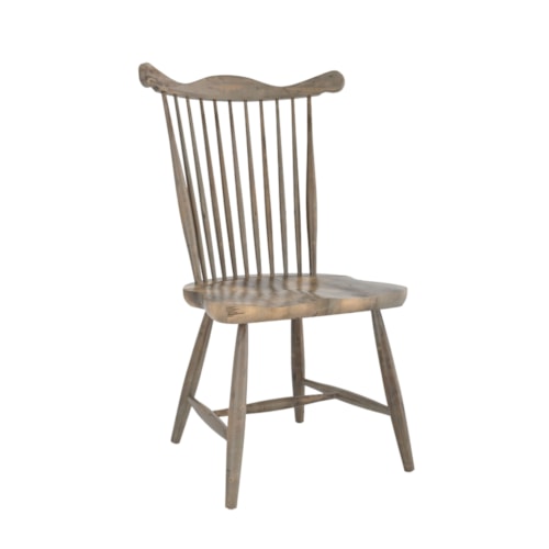 Farmhouse Dining Side Chair with Spindle Back