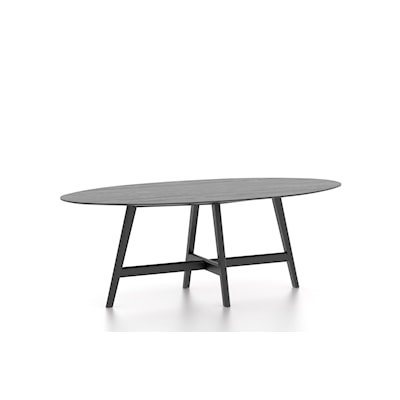 Canadel Downtown Oval wood table