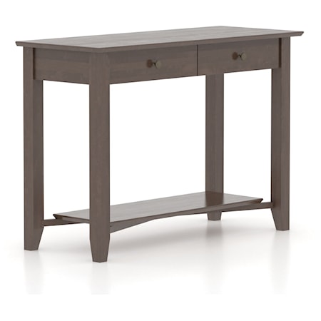 Transitional Infinite Console Table with Storage