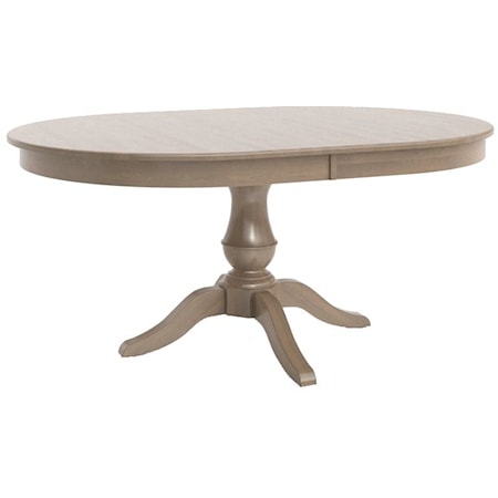 Traditional Customizable Oval Wood Table