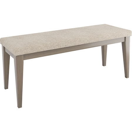 Transitional Customizable Dining Bench