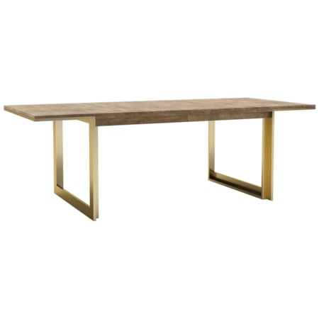 Wood Top Dining Table