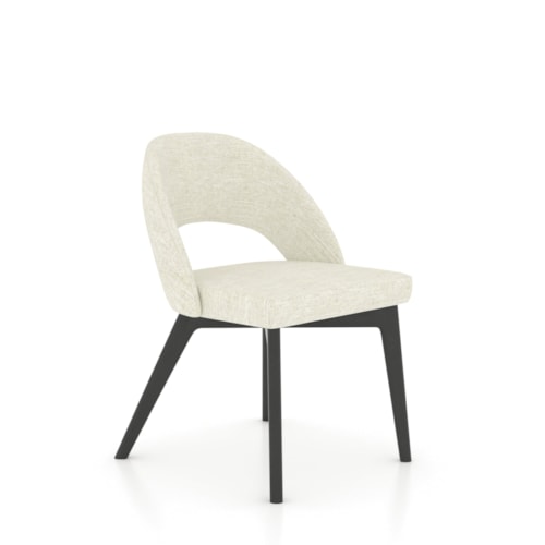 Contemporary Upholstered Fixed Chair