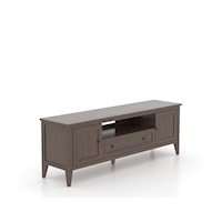 Transitional Harmony 72" Media Unit with Wire Management