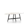 Canadel Downtown Oval porcelain table