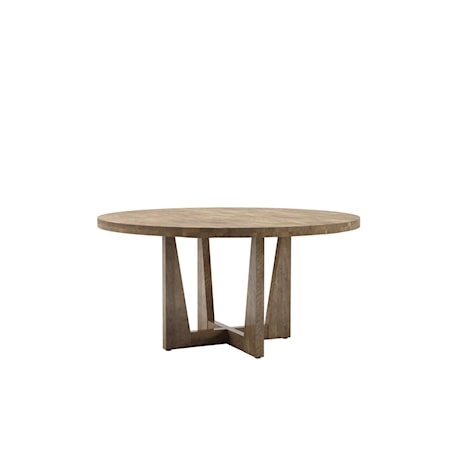 Round Wood Table