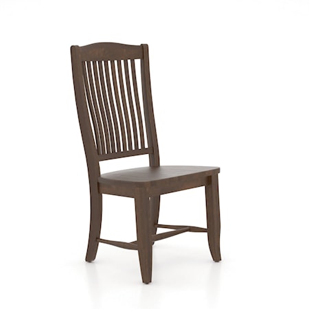 Side Chair with Slat Back