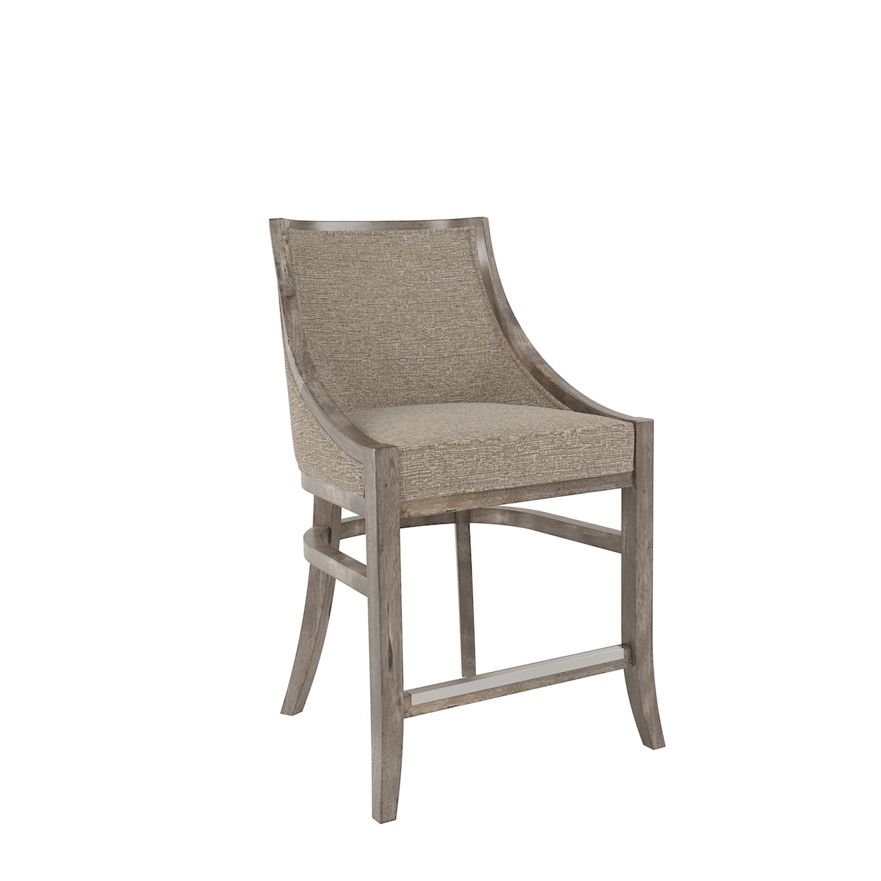 Canadel Champlain Upholstered Fixed Stool