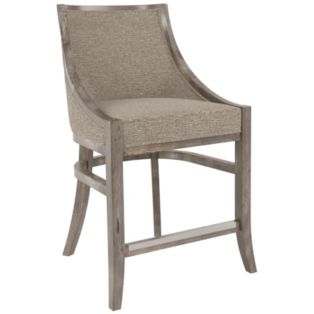 Upholstered Fixed Stool