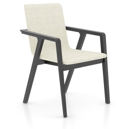 Upholstered fixed chair