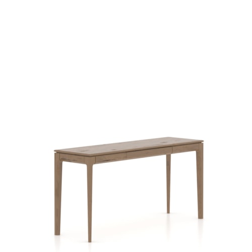 Mid-Century Modern Essence Console Table with Single Drawer