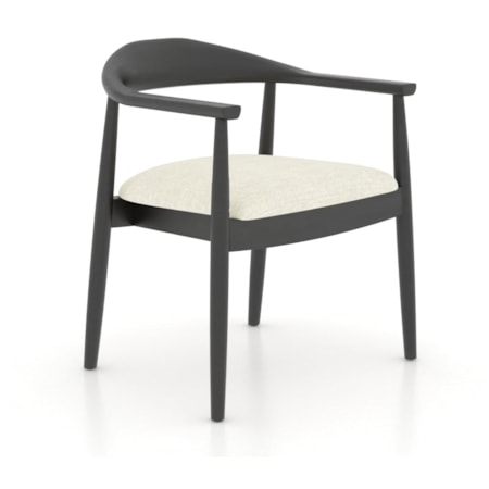 Upholstered fixed chair