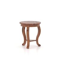 Poem Round End Table