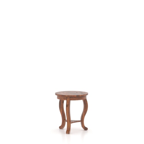 Farmhouse Poem Round End Table