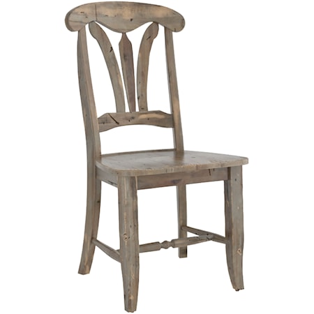 Farmhouse Customizable Splat Back Side Chair