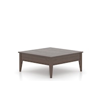Transitional Harmony Square Coffee Table