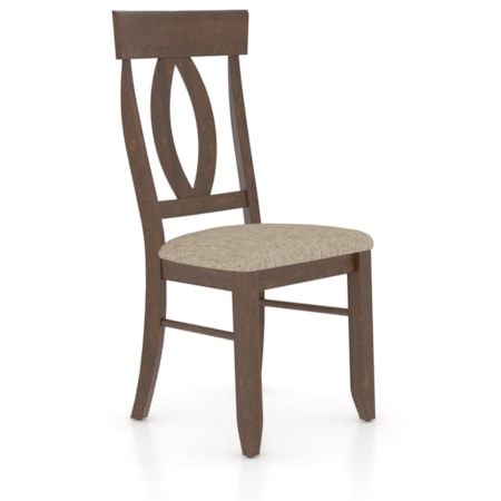 Upholstered side chair