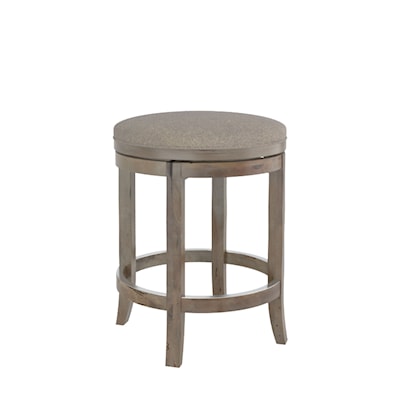 Canadel Champlain Upholstered Swivel Counter Stool