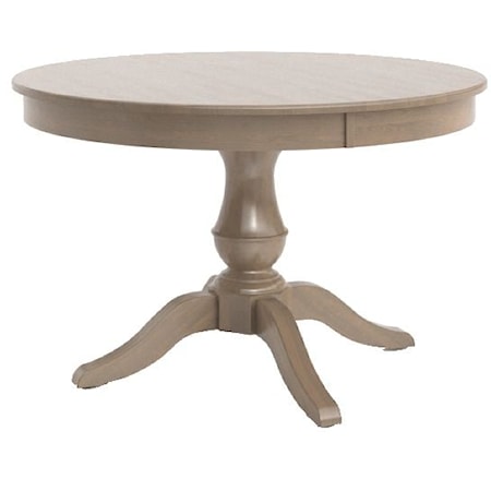 Traditional Customizable Round Wood Table