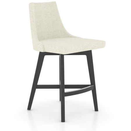 Upholstered fixed stool