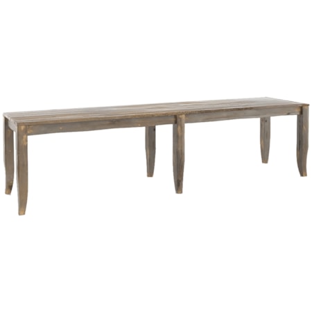 Wood bench
