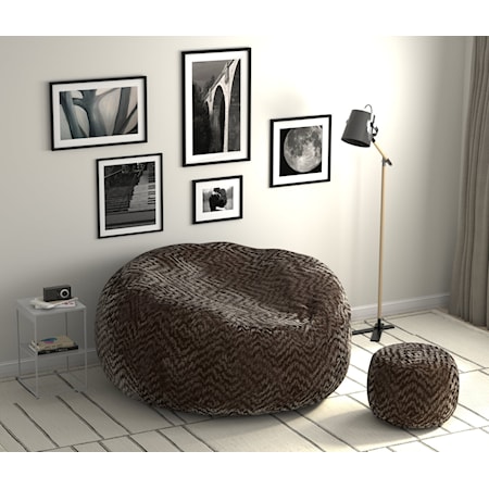 Bean Bag Ottoman