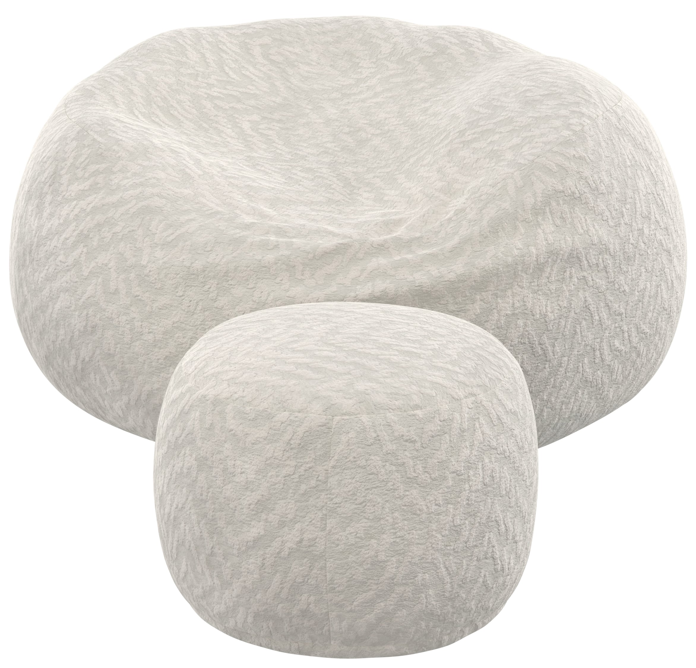 Jackson Furniture Sploosh Bean Bag Chair and Ottoman Set