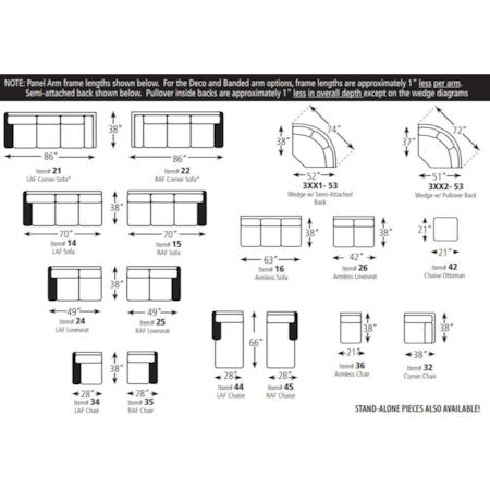 Vera Customizable Sectional