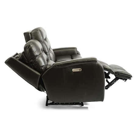 Power Headrest &amp; Lumbar Reclining Sofa