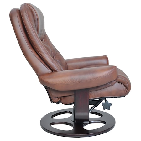 Pedestal Reclining Chair+Ottoman