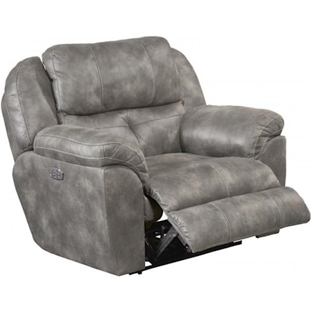 Power Headrest Lay-Flat Recliner