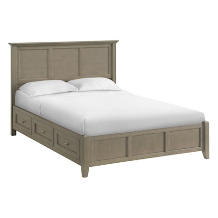 Queen Classic Storage Bed