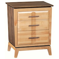 Nightstand with Three Drawers