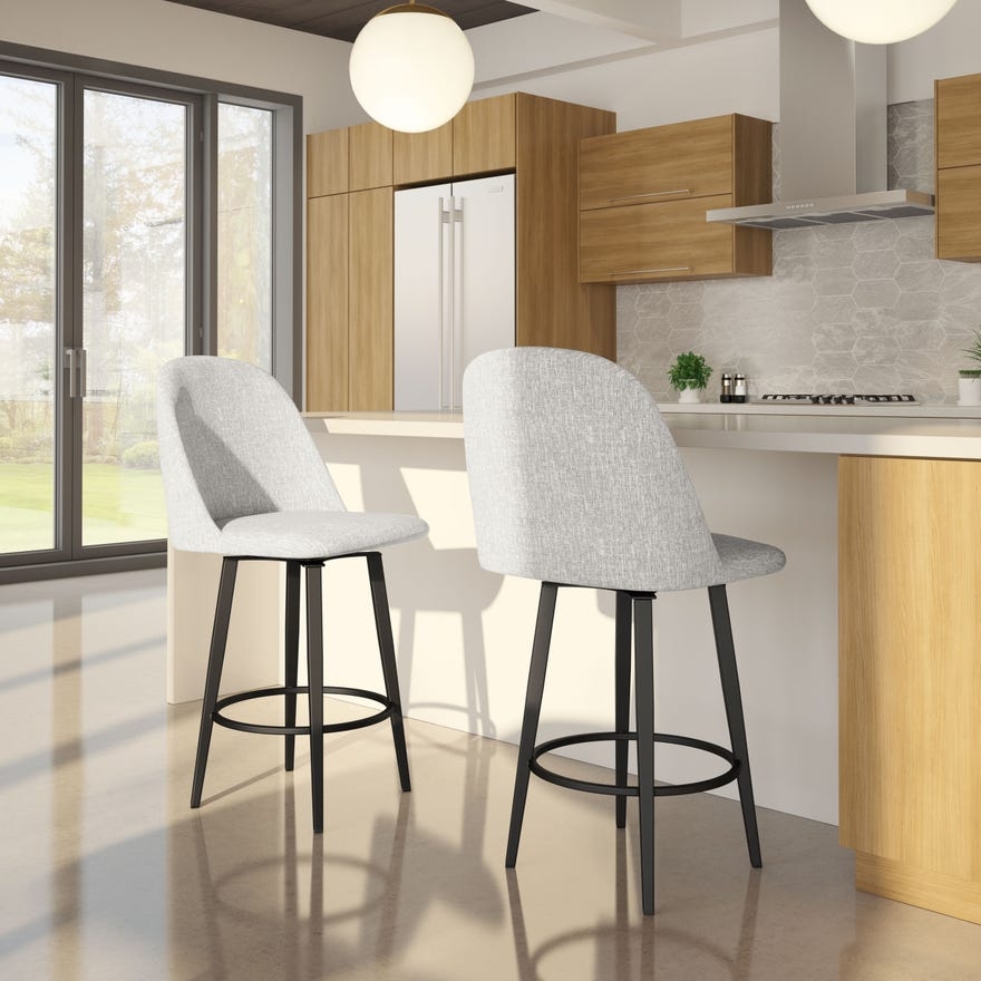 Customizable Zahra Swivel Counter Stool