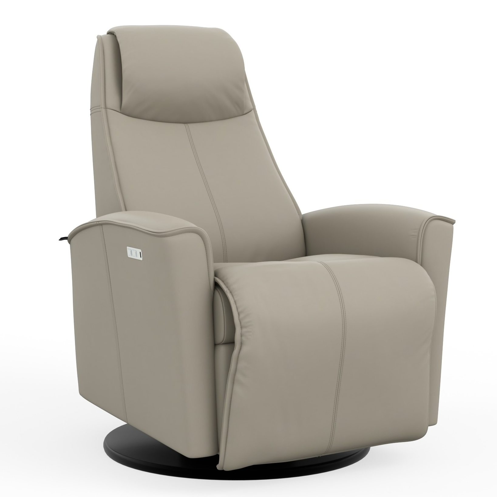 Small Power Headrest Swivel Recliner