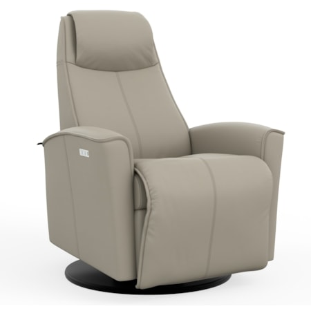 Small Power Headrest Swivel Recliner