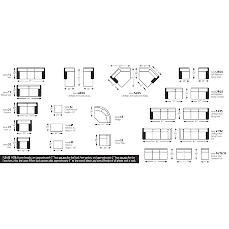 Wesley Customizable Sectional