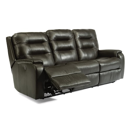 Power Headrest &amp; Lumbar Reclining Sofa