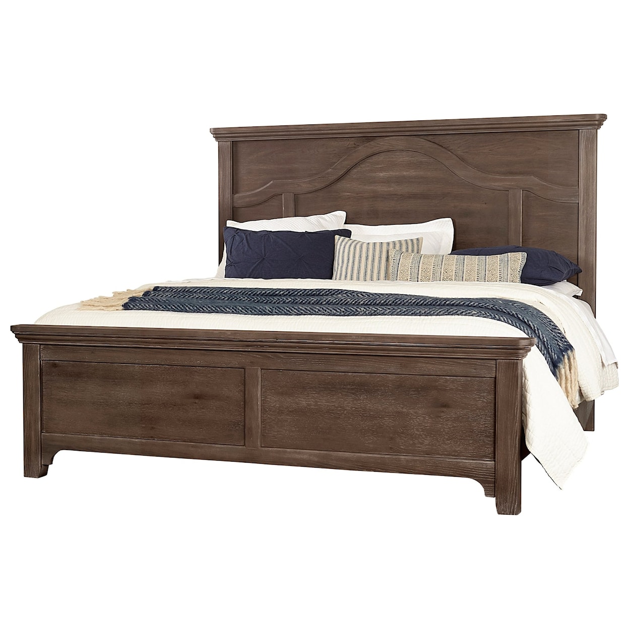 Vaughan-Bassett Bungalow King Mantel Bed